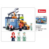M38-B0759C +	Конструктор пласт. машина с фигурками, 340дет. в русс. кор. в кор.16шт		287629