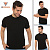 2100 Черная Футболка д/м к/р  р. 3XL-6XL  (в уп. 4 шт)