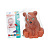 YF-BEAR Игрушка пластизоль для ванны мишка, в сетке КАПИТОШКА в кор.2*144шт 400951