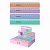 61762 Линейка пластиковая ErichKrause Pastel Bloom, 15см, ассорти (в коробке-дисплее по 44 шт)