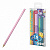 61802 Цветные карандаши пластиковые ErichKrause Jolly Friends Pastel шестигранные, грифель 3 мм, 12 цветов (в ПЭТ-боксе 12 шт)