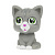 YF-04-2023 Игрушка для ванны кошечка 10 см, в сетке, КАПИТОШКА в кор.2*240шт 369747
