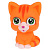 YF-03-2023 (480) Игрушка для ванны кошечка 10 см, в сетке, КАПИТОШКА в кор.2*240шт 380264