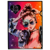 FC-73812-TT АКЦИЯ Папка -уголок а4 TIK TOK GIRL уп-25шт в кор.2*12уп 330891