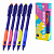 41539 Ручка шариковая ErichKrause ErgoLine® Kids Stick&Grip Neon 0.5, Super Glide Technology, цвет чернил синий (в коробке по 10 шт.)