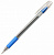 15-7298 Ручка шариковая Qredo 740, 0,7мм, синяя, резиновый грип, тонир.корпус, 50шт/кор *50/1000/4000