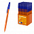 63068 Ручка шариковая ErichKrause R-301 Stick Orange 0.7, цвет чернил синий (в стакане по 70 шт.)